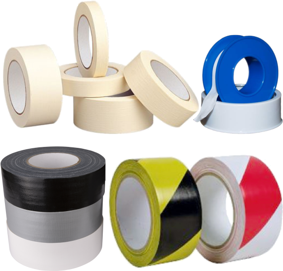 Varietyof Duct Tape Rolls