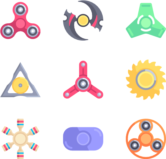 Varietyof Fidget Spinners