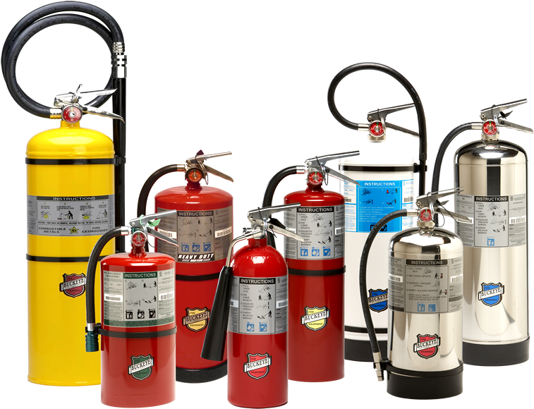 Varietyof Fire Extinguishers