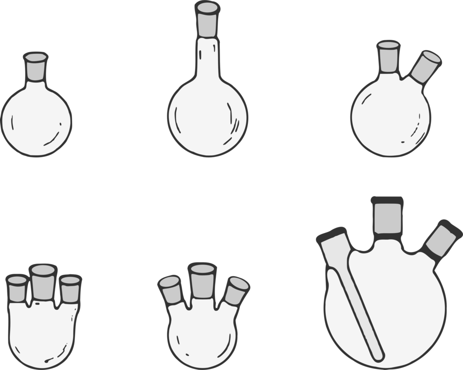 Varietyof Flasks Illustration