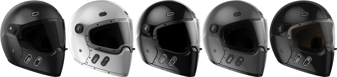 Varietyof Motorcycle Helmets