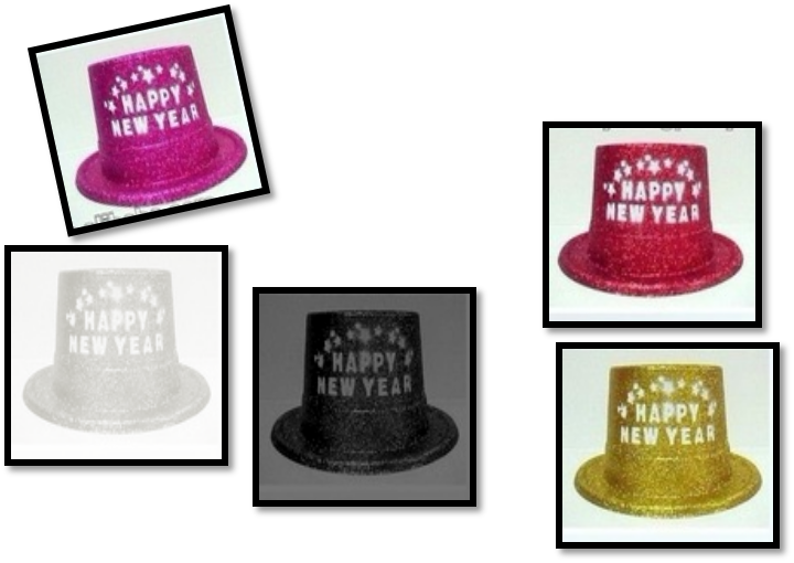 Varietyof New Year Hats