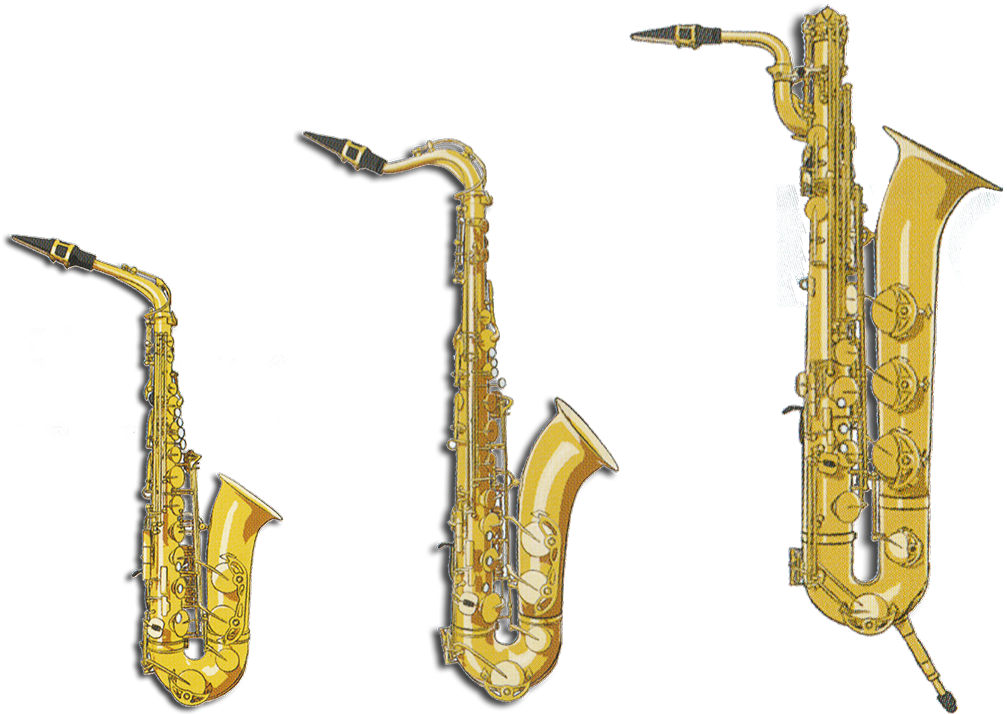 Varietyof Saxophones