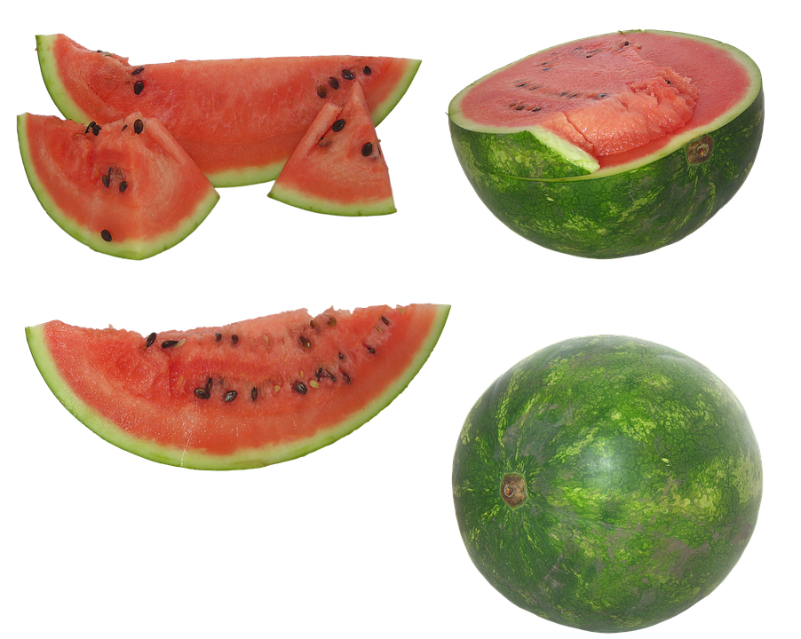 Varietyof Watermelon Slicesand Whole