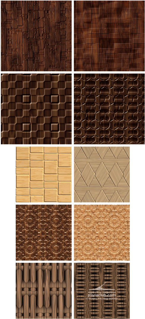 Varietyof Wooden Tiles Textures