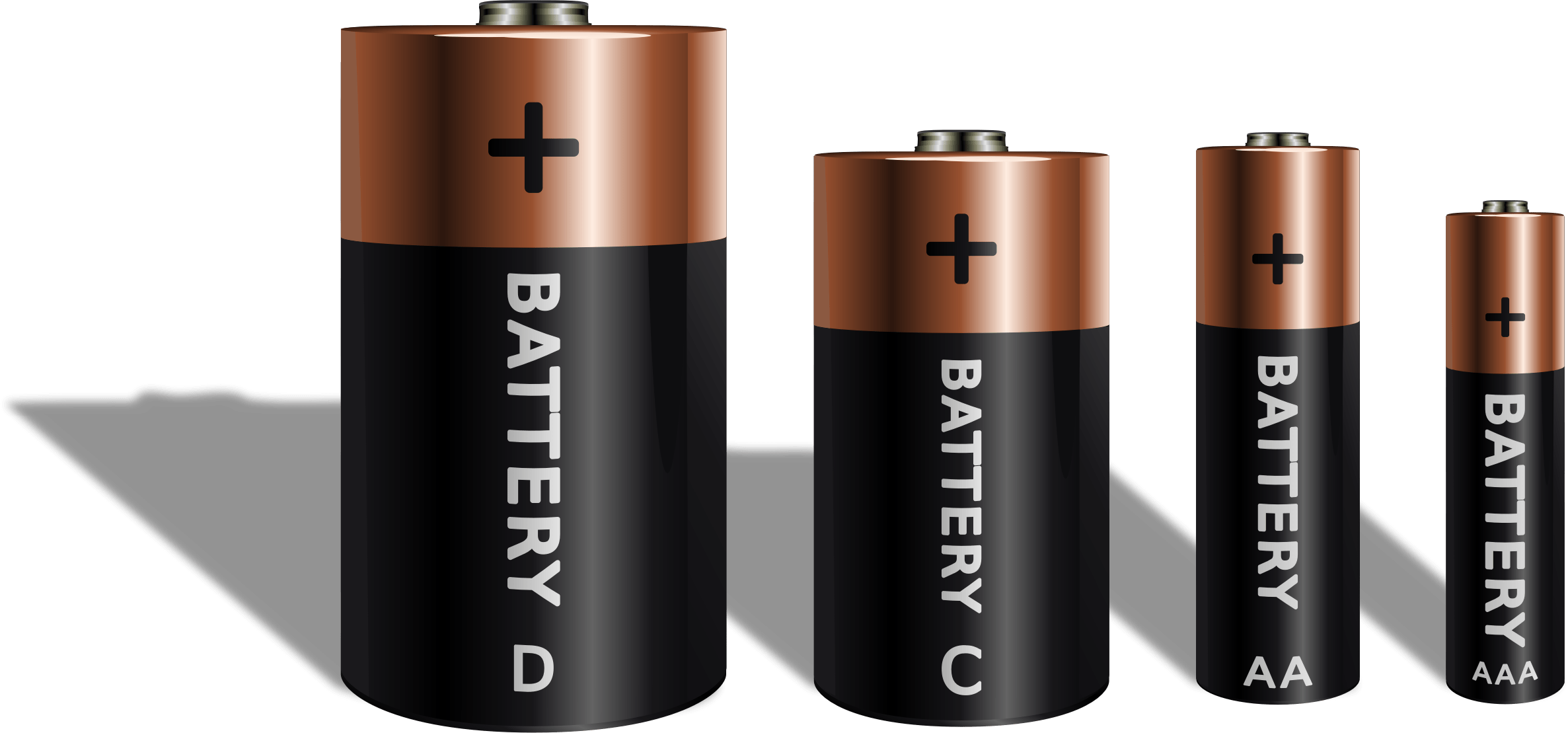 Various Sized Batteries Set