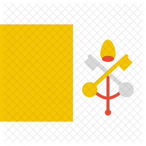 Vatican City Flag Graphic