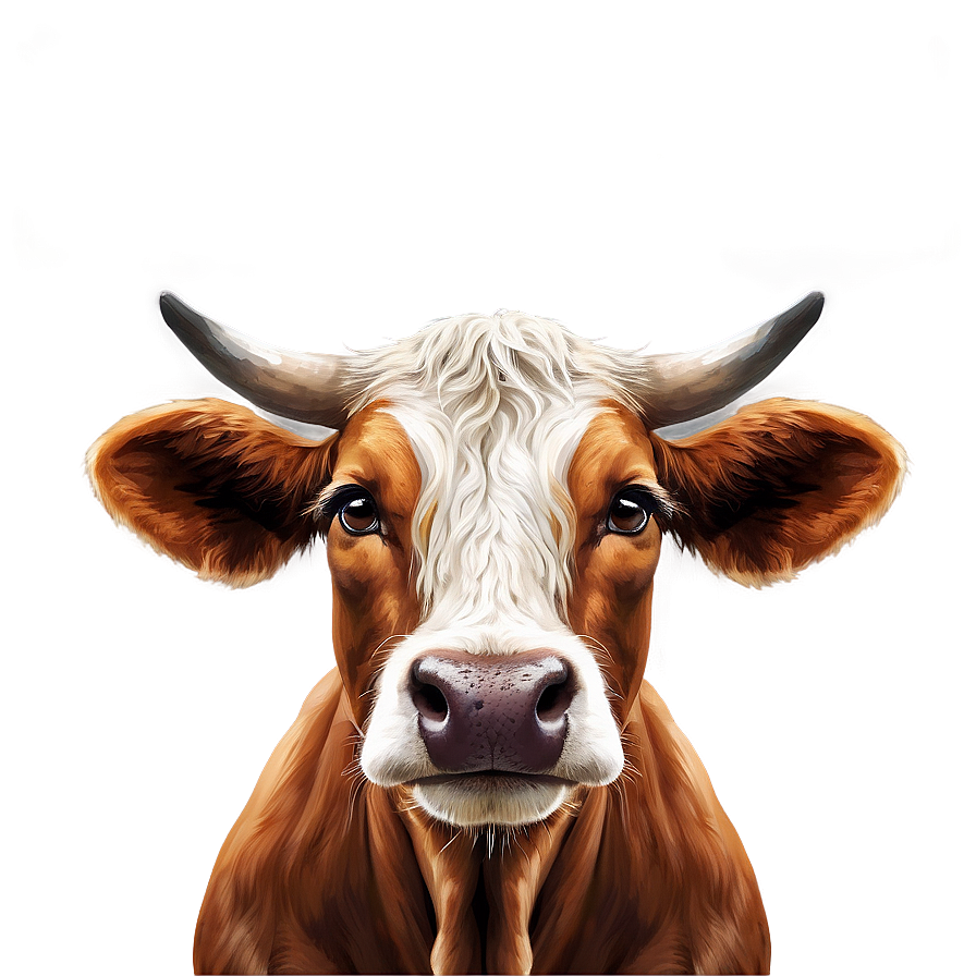 Vector Cow Head Png Oxe50