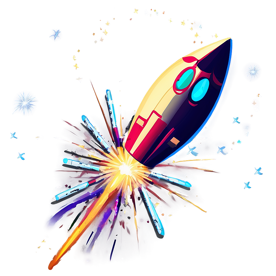 Vector Firework Rocket Png 5