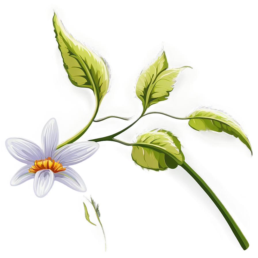 Vector Flower Stem Png 06132024