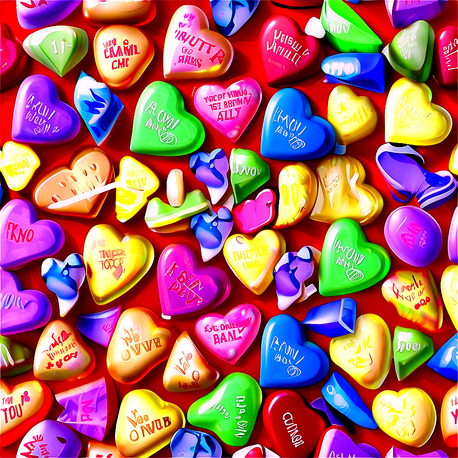 Vegan Candy Hearts Png Lmb86