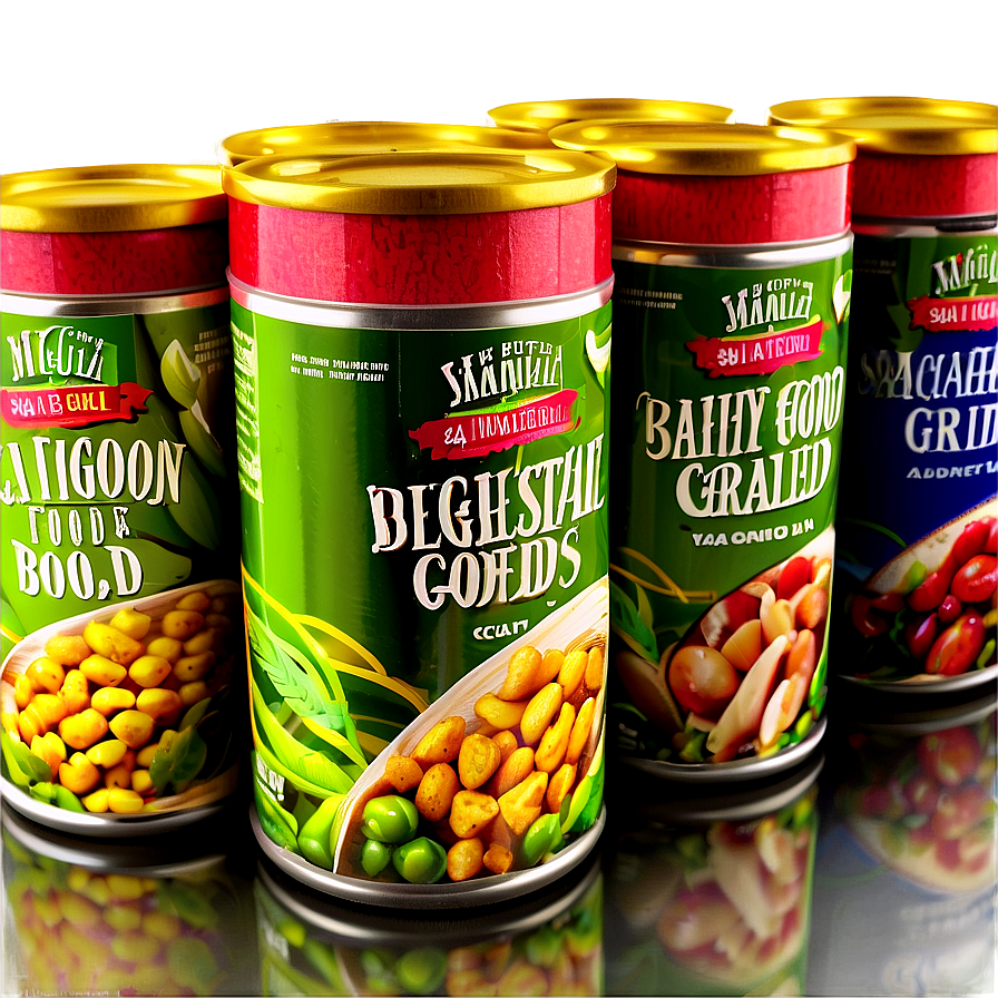 Vegan Canned Goods Png 06132024