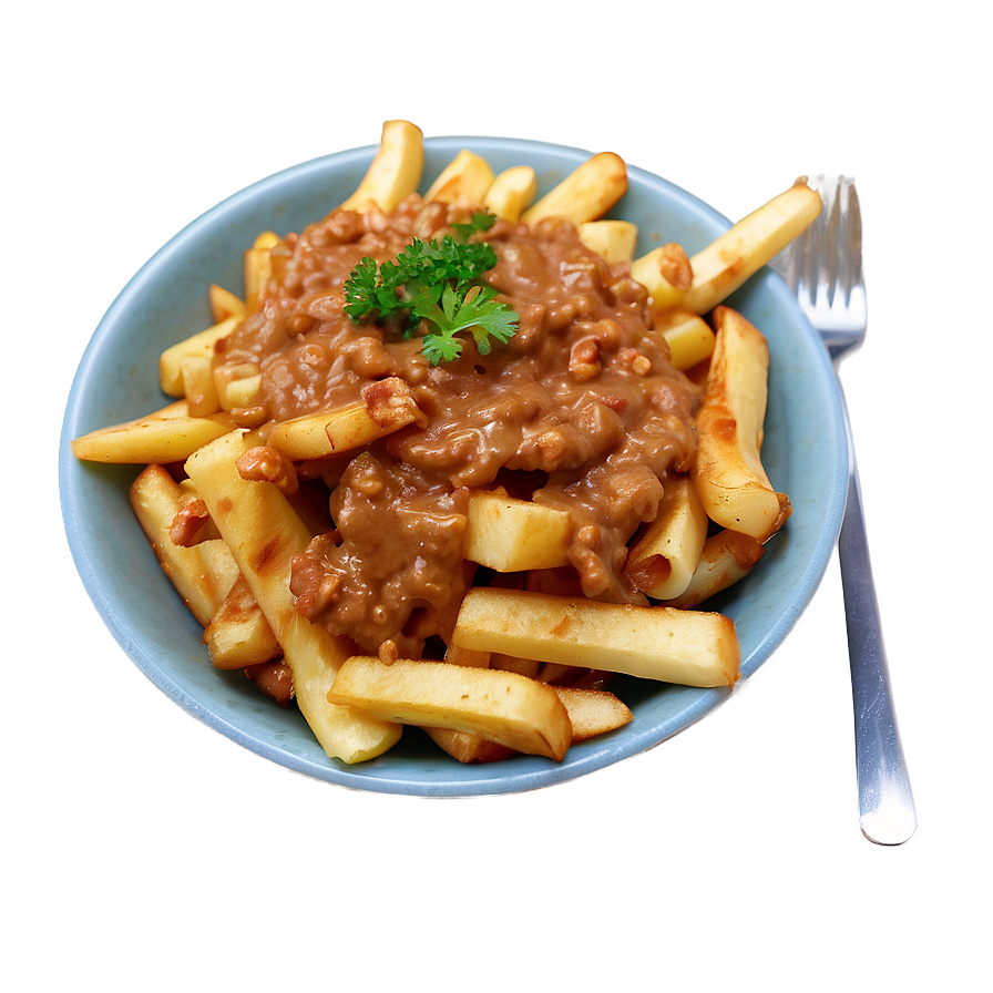 Vegan Cheese Poutine Delight Png 39