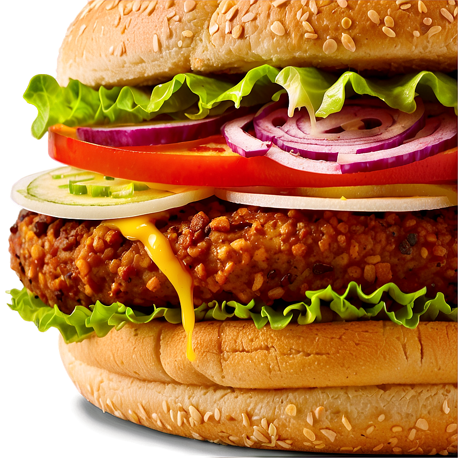 Vegan Cheeseburger Option Png 05242024