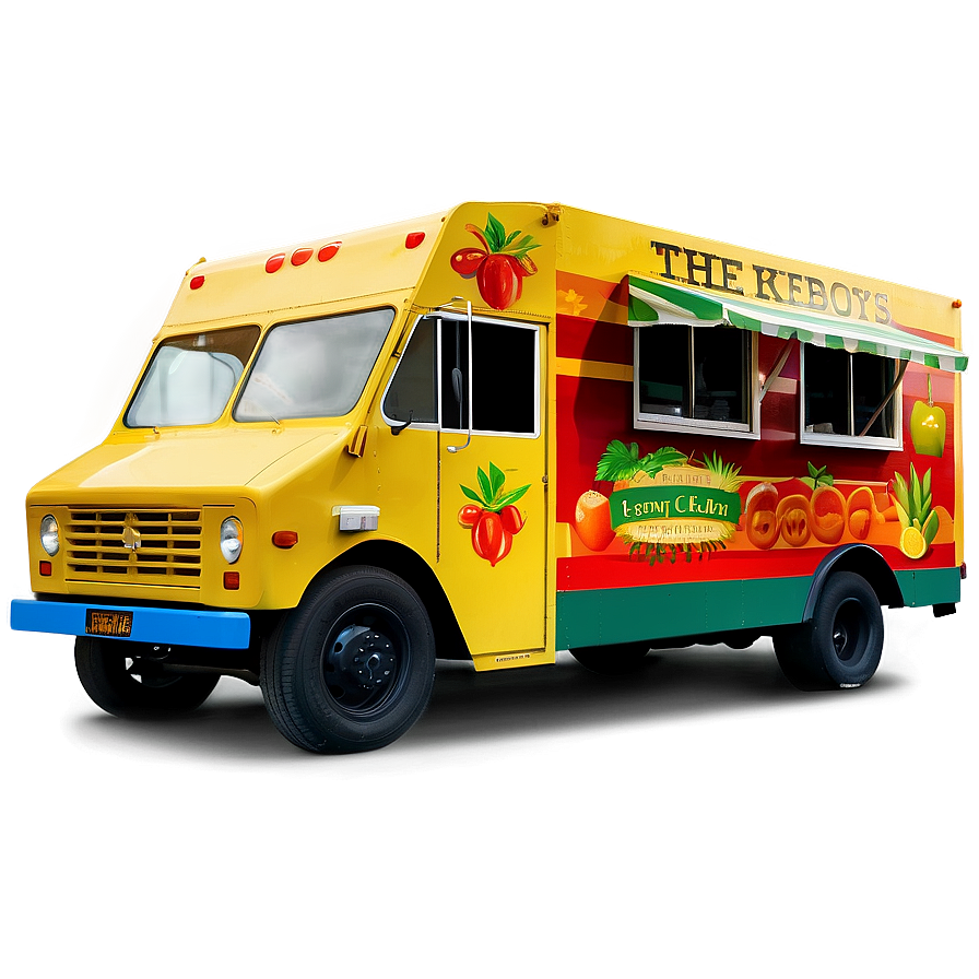 Vegan Food Truck Png Obn70