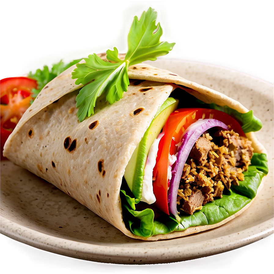 Vegan Gyro Wrap Png 5