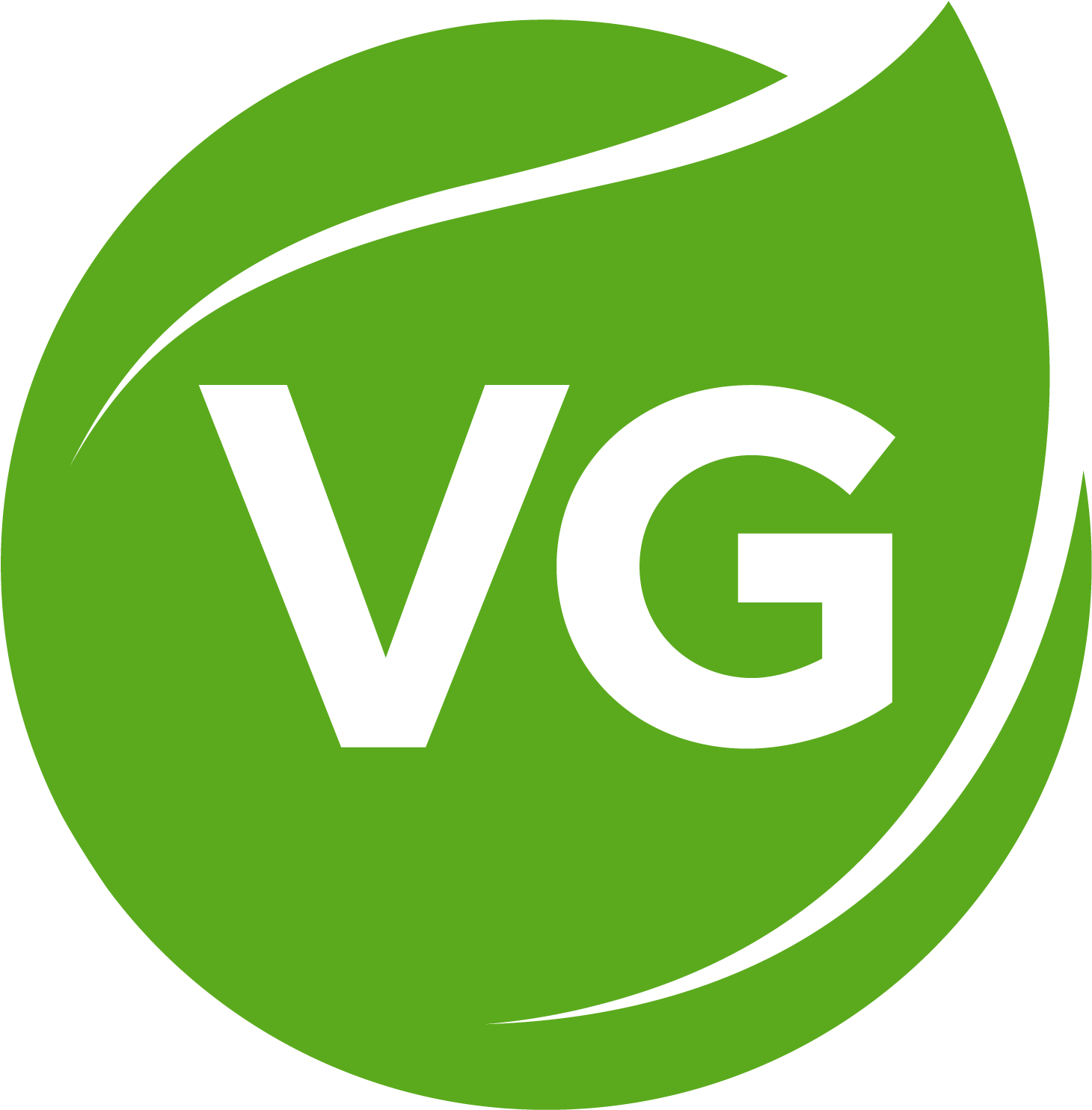 Vegan Logo Green Background