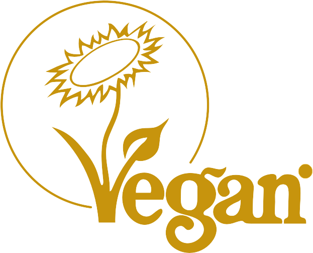 Vegan Logo Sunflower Design