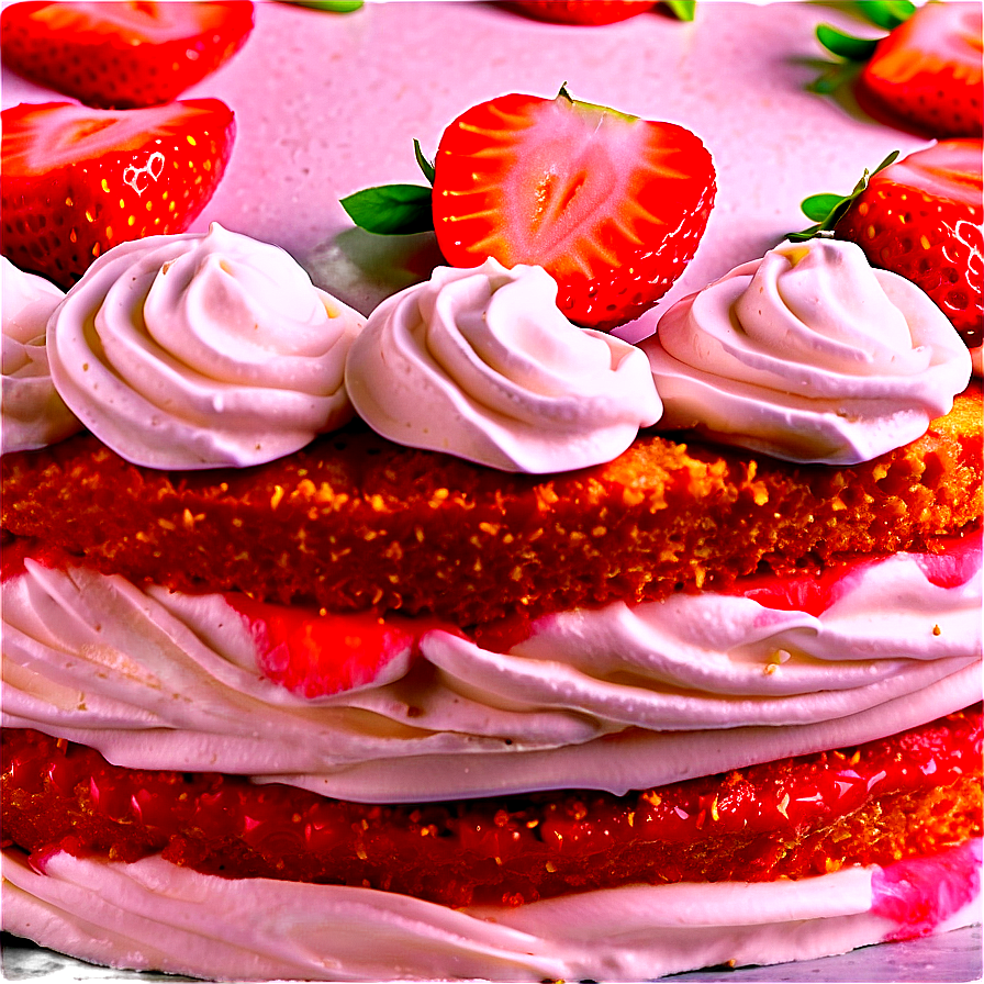 Vegan Strawberry Cake Png Bjv