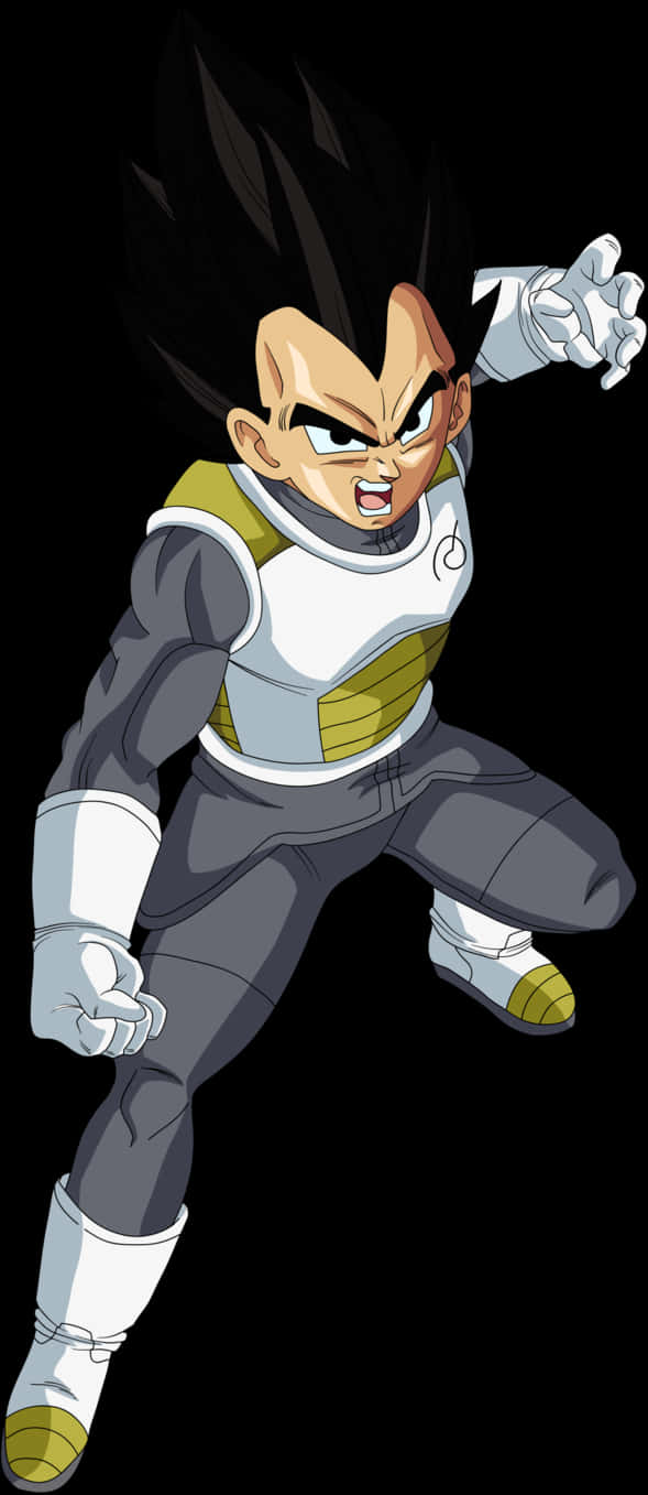 Vegeta D B Z Action Pose