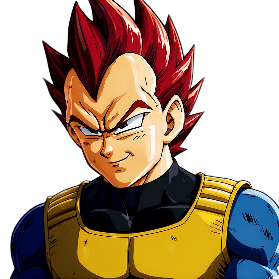 Vegeta Red Hair Png 97