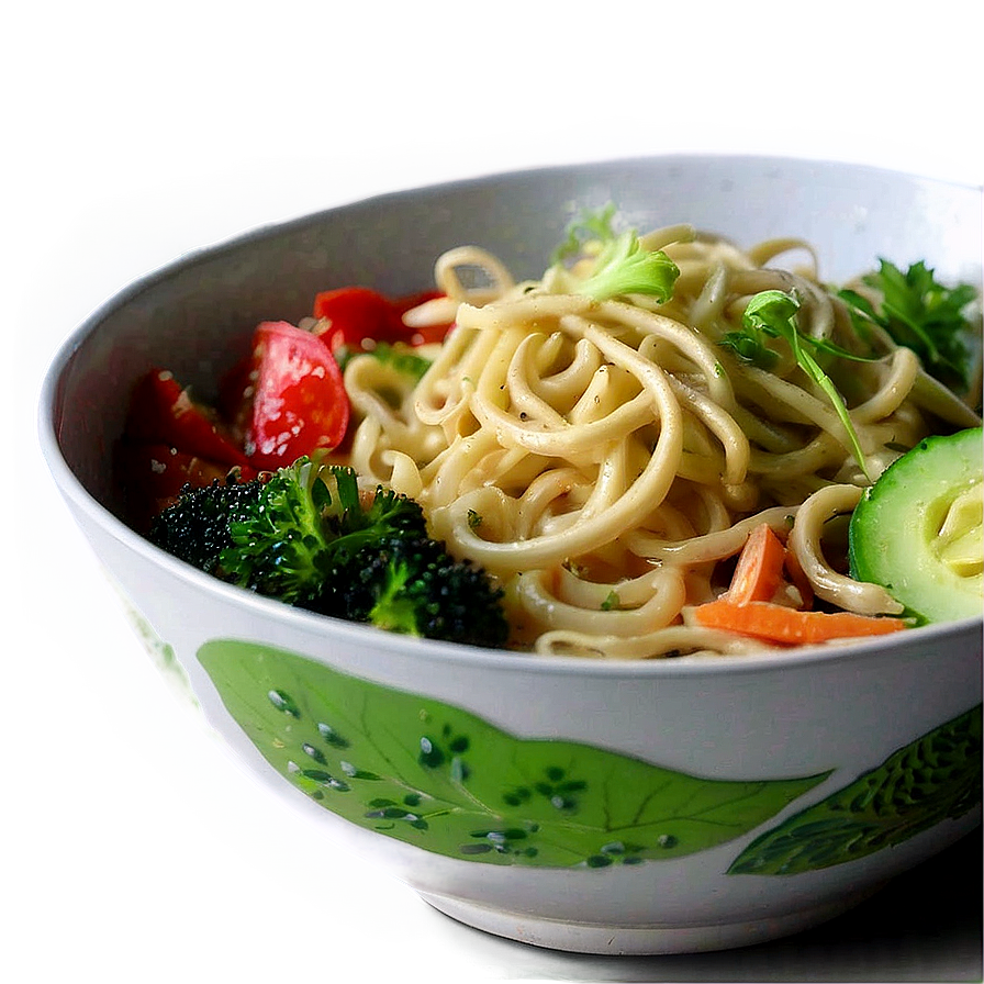 Veggie Noodles Bowl Png 05242024