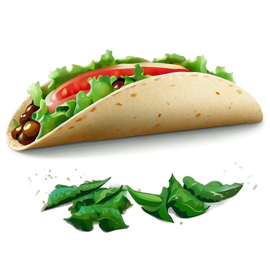 Veggie Taco Clipart Png 61