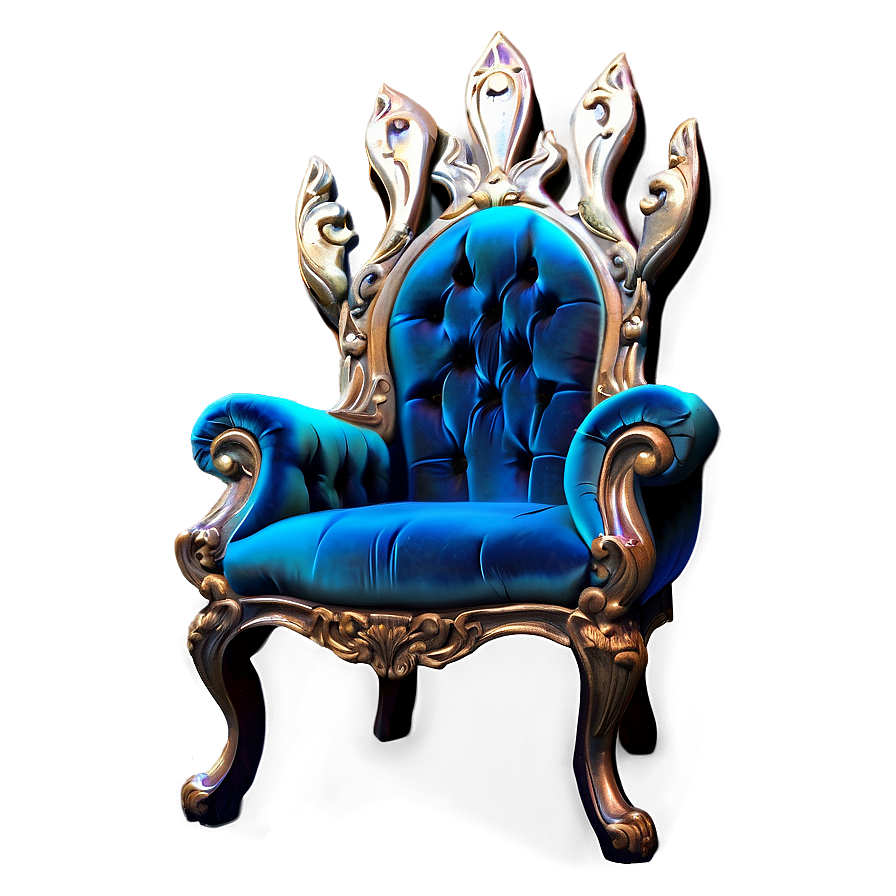 Velvet King Chair Png Bly96