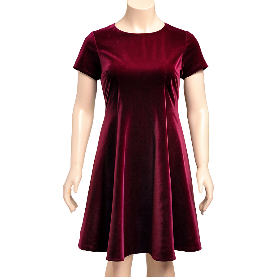 Velvet Party Dress Png 12