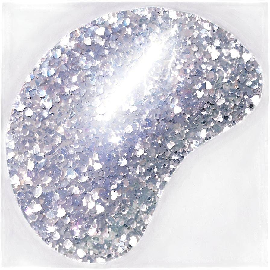 Velvety White Glitter Shimmer Png 23