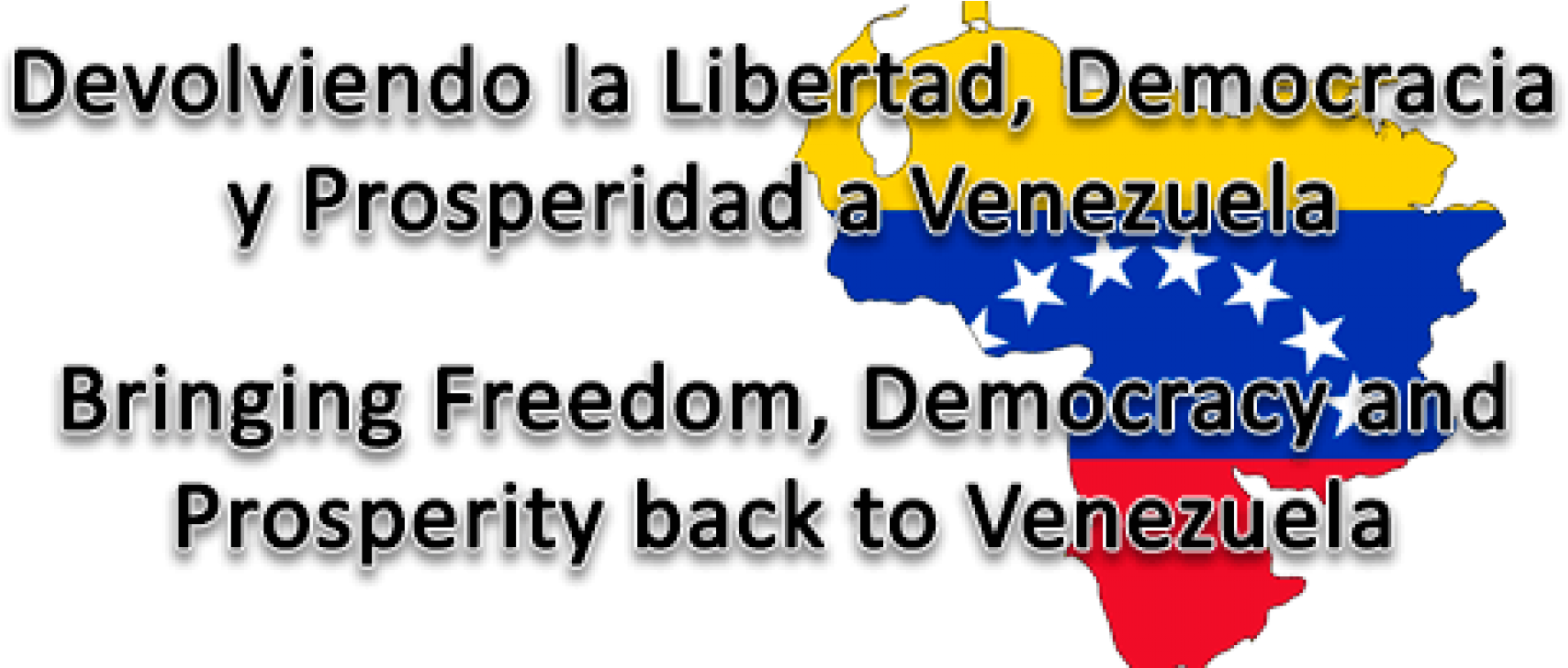 Venezuela Liberty Democracy Prosperity Banner