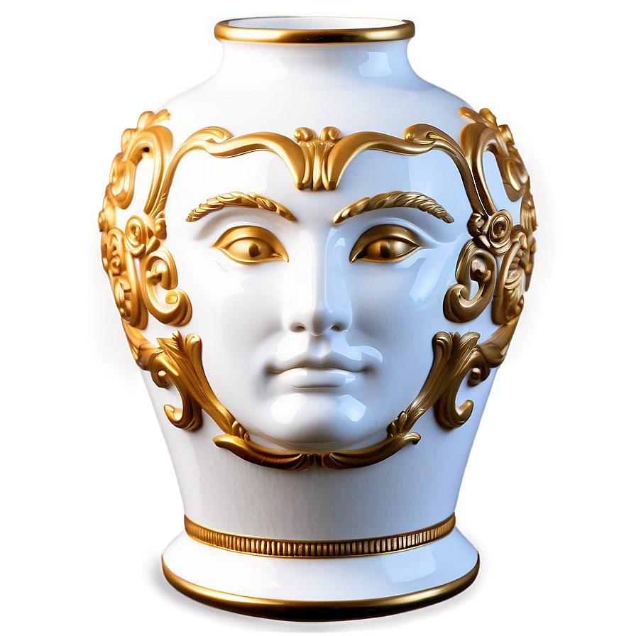 Versace Ceramic Vase Png Asn9