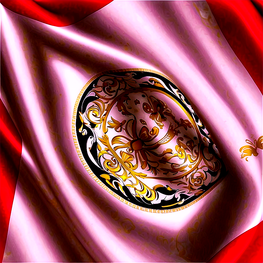 Versace Silk Scarf Design Png 29