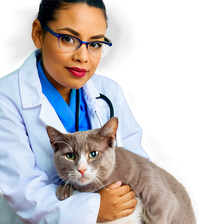 Vet With Stethoscope Png 06282024