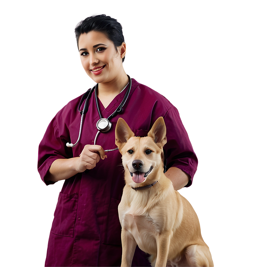 Vet With Stethoscope Png 26