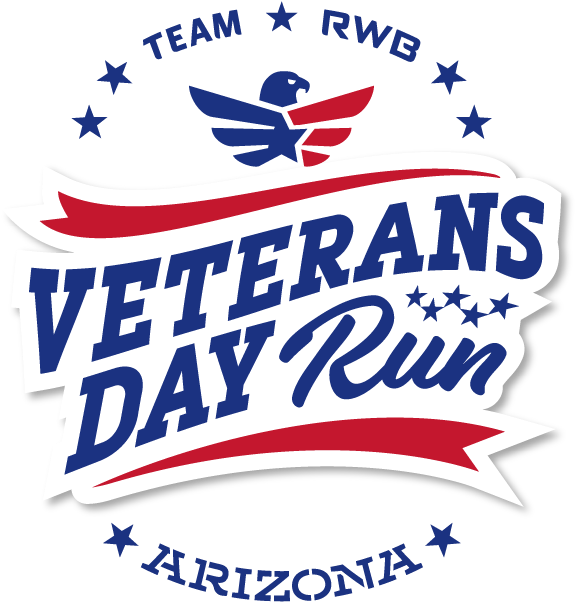 Veterans Day Run Event Logo Arizona