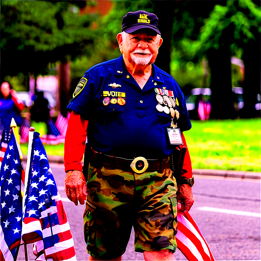 Veterans On 4th Of July Parade Png 05212024