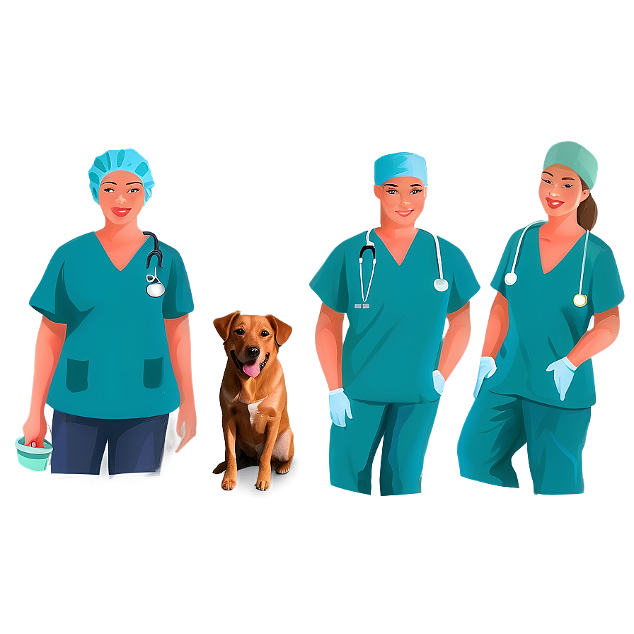 Veterinarian Surgical Team Png Ksr12