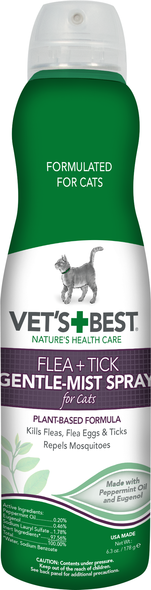 Vets Best Flea Tick Sprayfor Cats