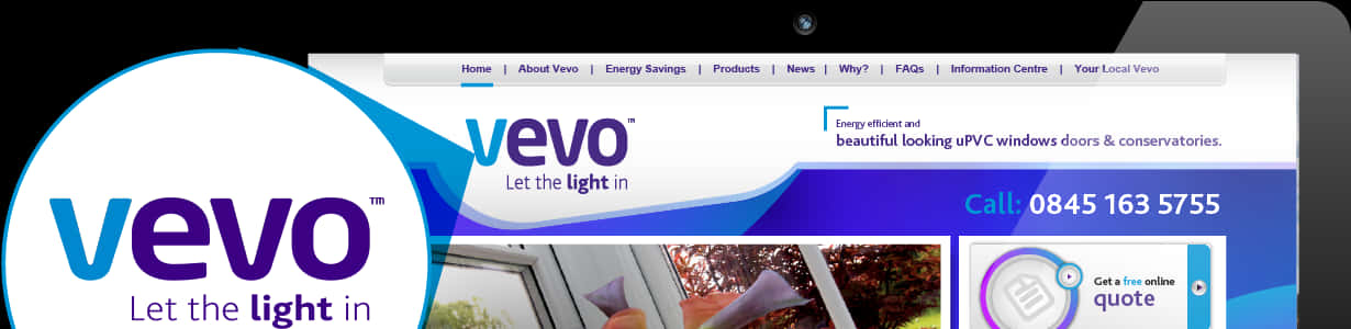 Vevo Window Conservatories Website Banner