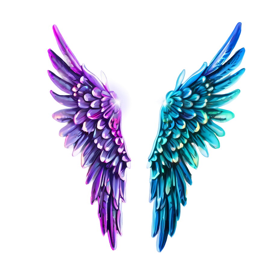 Vibrant Angel Wings Picture Png Hxq41