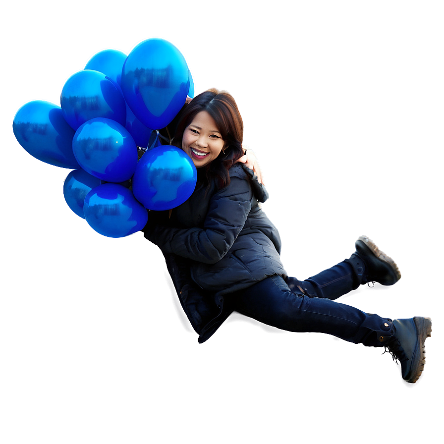 Vibrant Blue Balloons Png Uph99