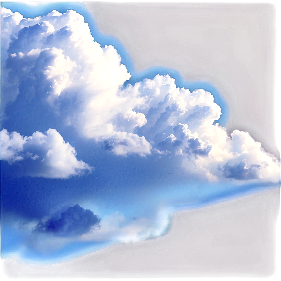 Vibrant Blue Clouds Png Fjj