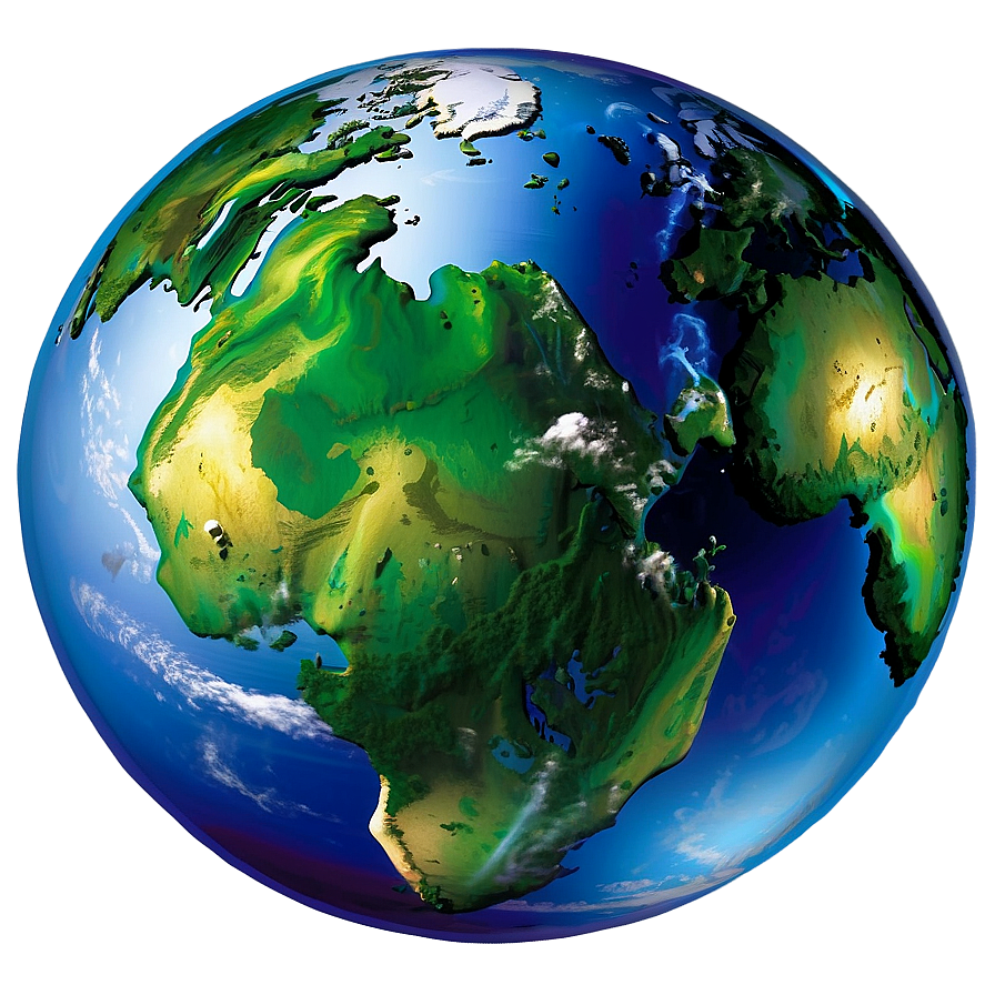 Vibrant Blue Planet Graphic Png 06292024