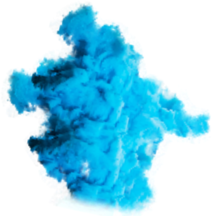 Vibrant Blue Smoke Texture