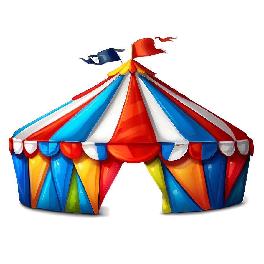 Vibrant Carnival Tent Artwork Png Igt