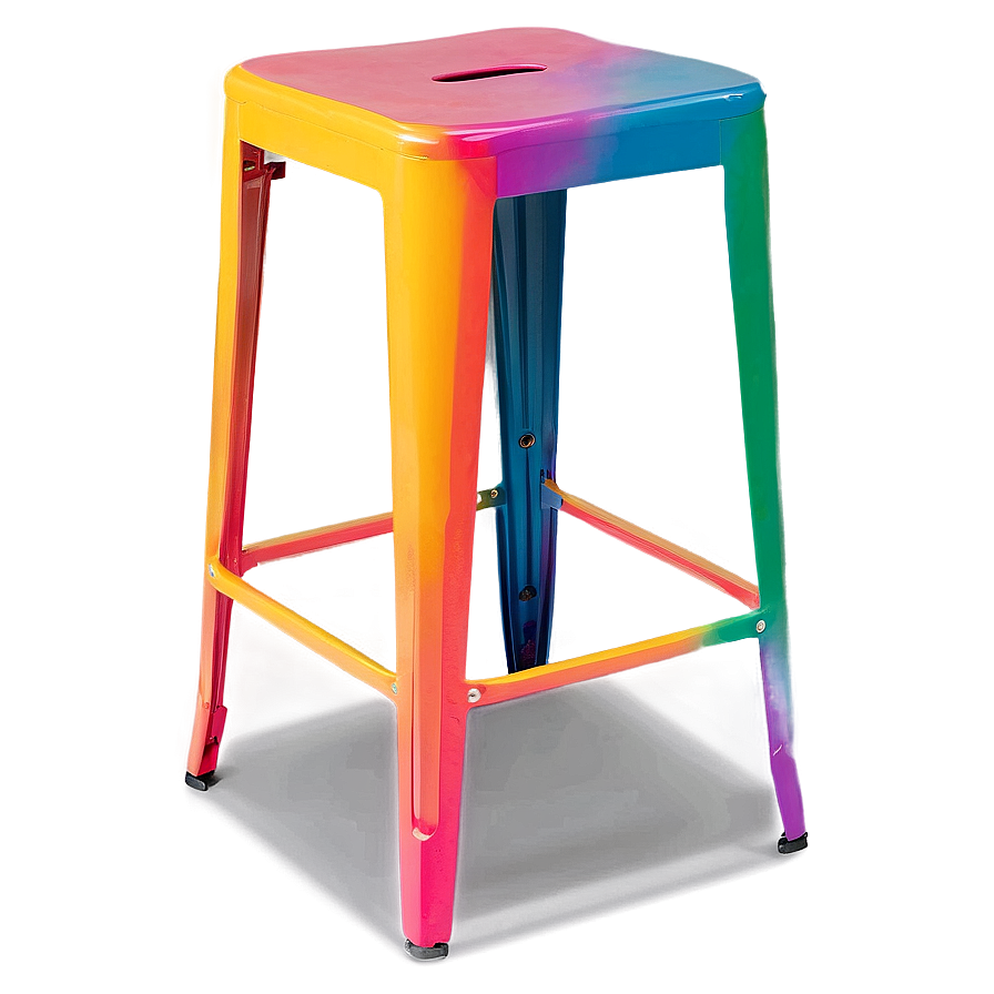 Vibrant Colored Barstool Png 43