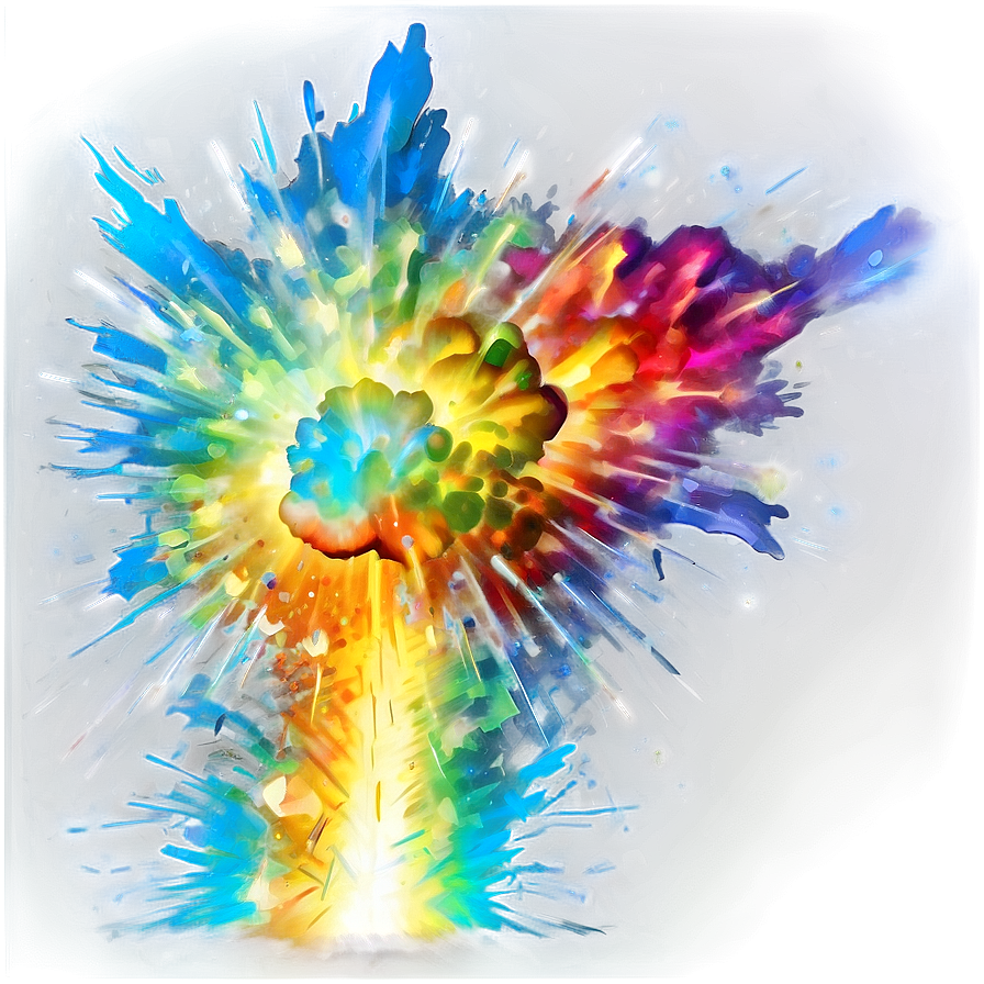 Vibrant Explosion Hit Effect Png 24