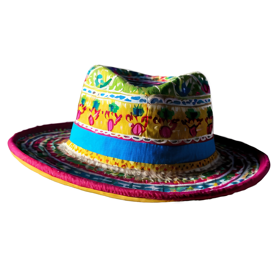 Vibrant Fiesta Hat Png 94