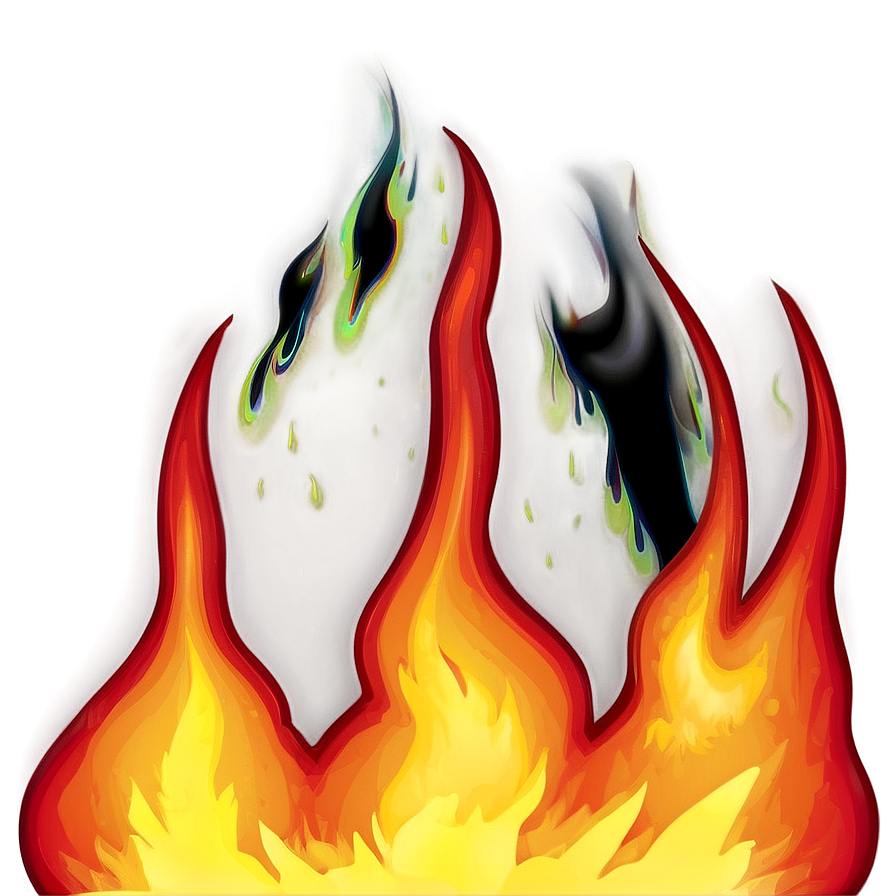 Vibrant Fire Emoji Picture Png Cuh